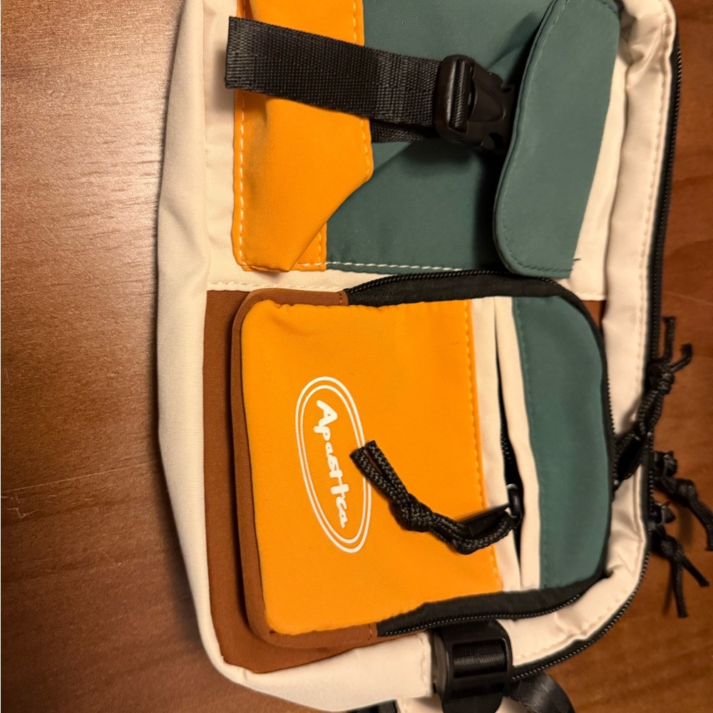 Multicolor Crossbody Bag with Toy - Picture 2 of 5